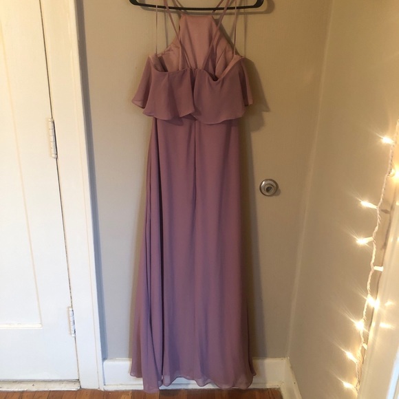Dark Mauve Birdy Grey Dress - Picture 4 of 8